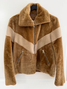 Sandro Paris 100% Lambskin Leather Utility Shirt Jacket Green XS